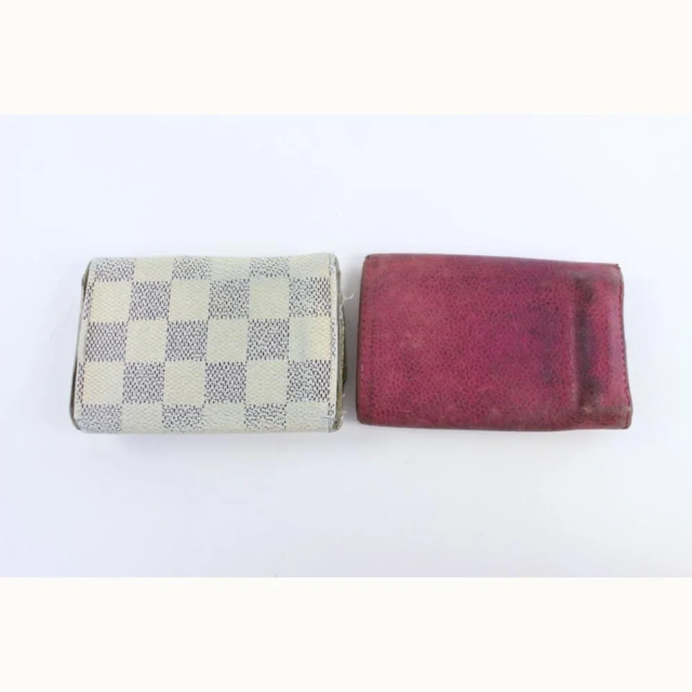 Chanel Damier Azur Multicles and Caviar Key Case